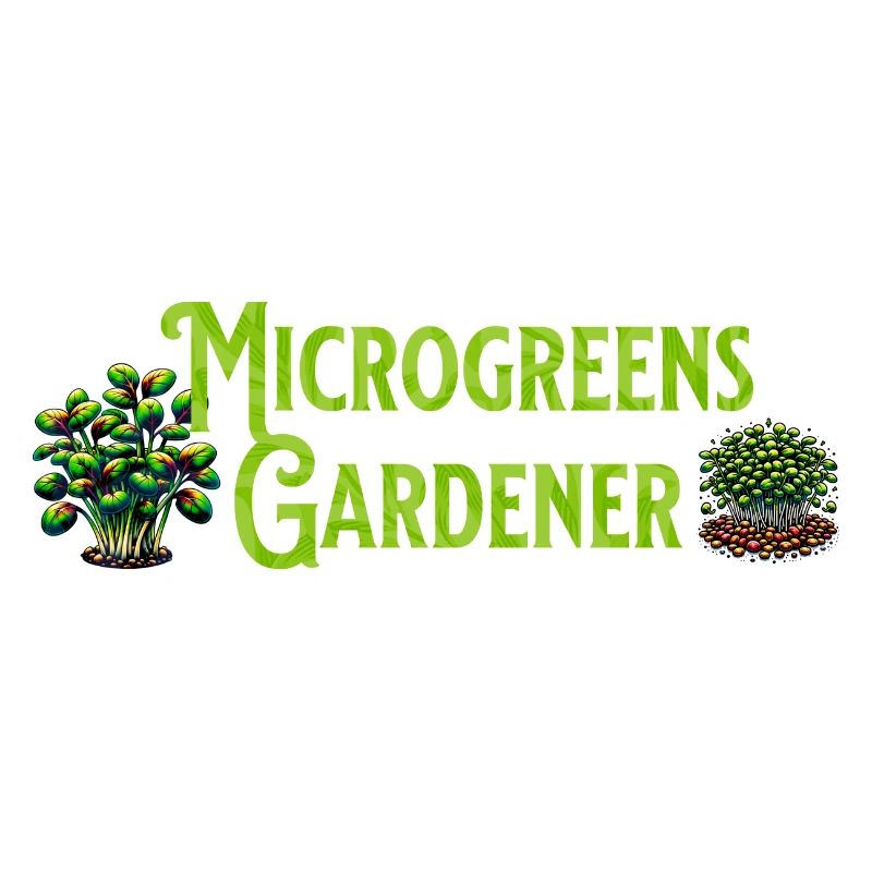 Microgreens Gärtner Landwirt Gärtner Microgreen