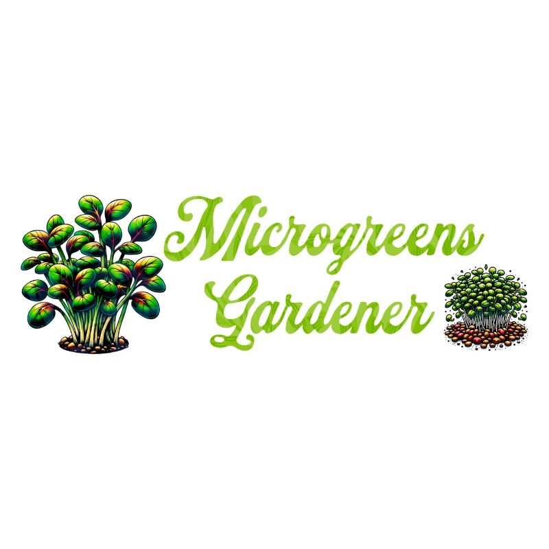 Microgreens Gärtner Landwirt Gärtner Microgreen