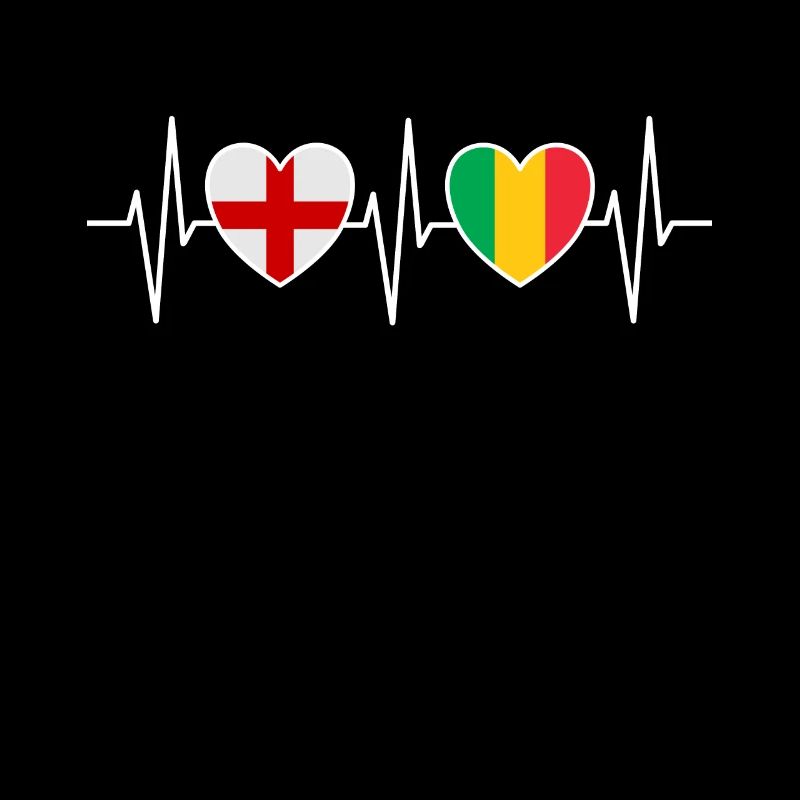 Drapeaux du drapeau malien de l’Angleterre et du Mali