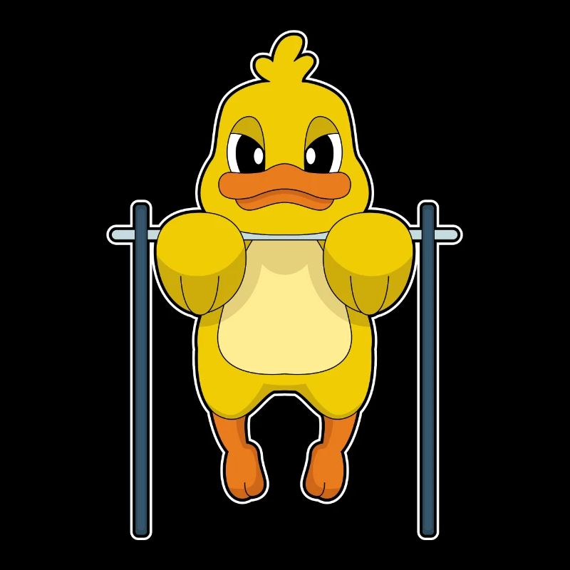 Duck Bodybuilder Pull-ups Bodybuilding