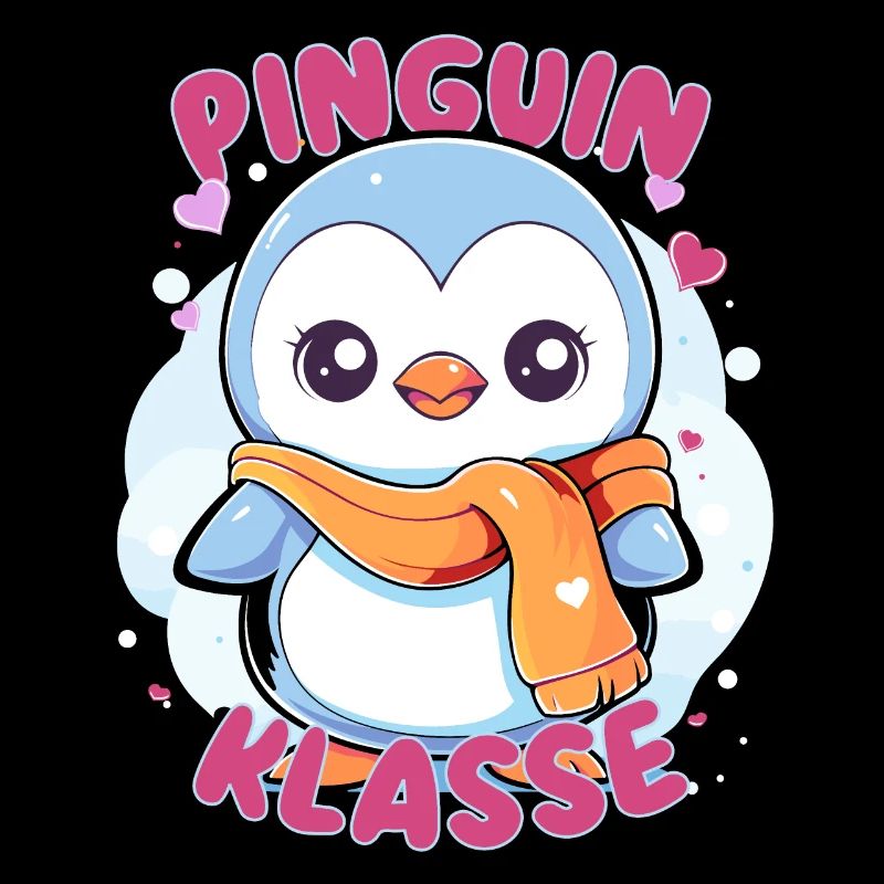 Süßes Pinguinklasse Grundschule Klassentier