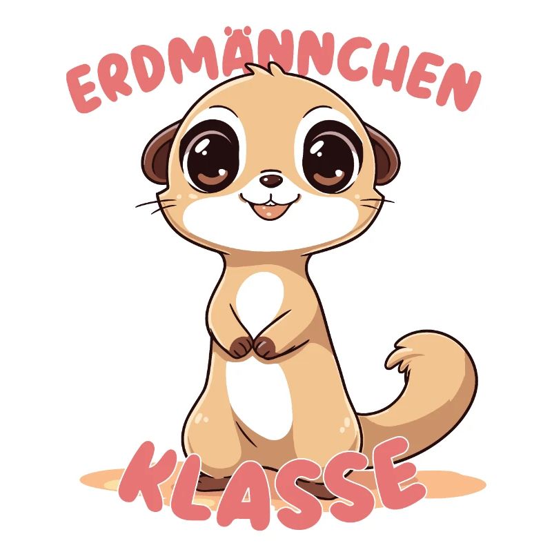 Süßes Erdmännchenklasse Grundschule Klassentier
