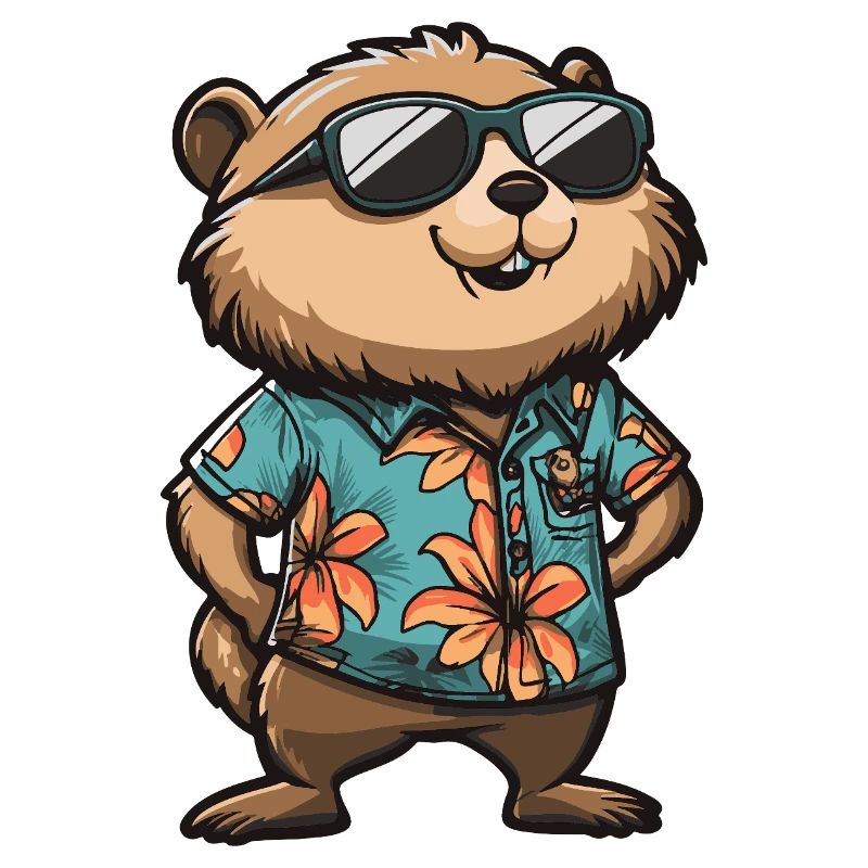 Biber Comic Cool Sommer