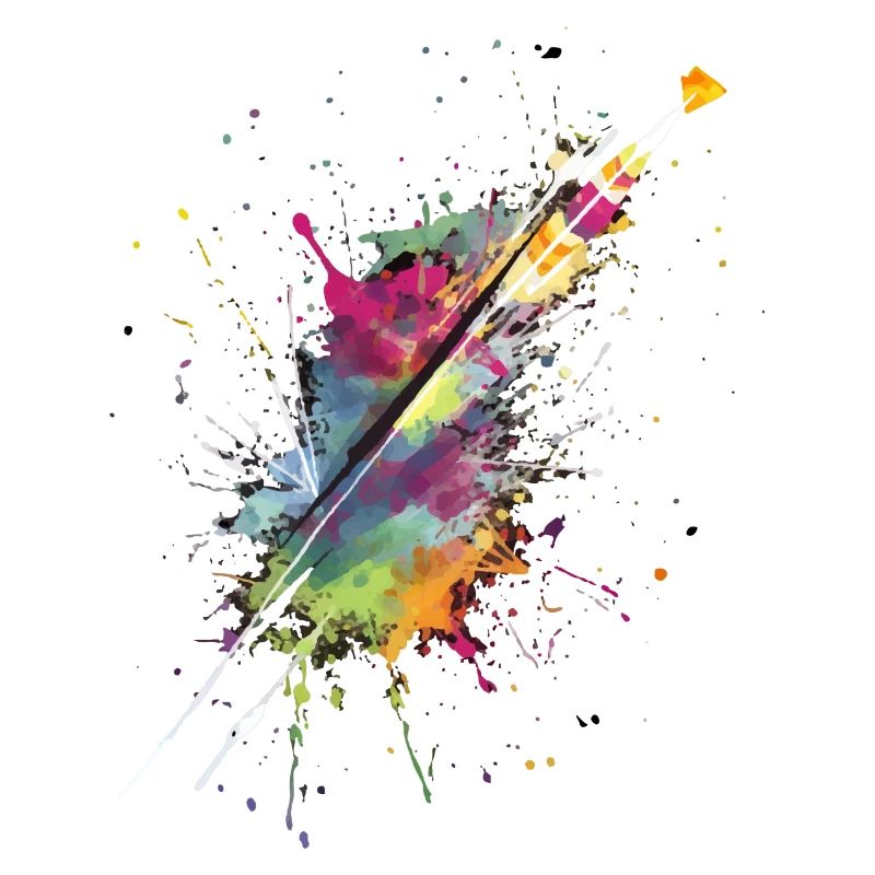 Tâche multicolore