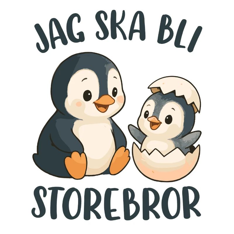 Großer Bruder, ich werde ein großer Bruder - Pinguin