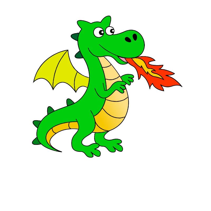 Feuerspeiender Drache