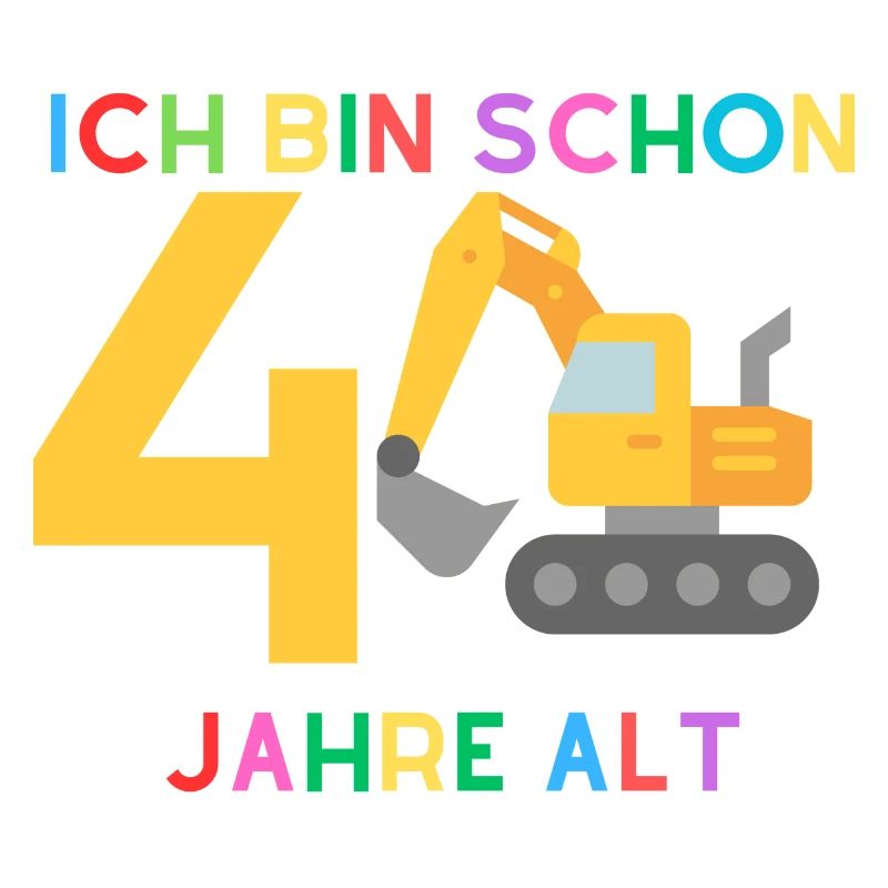 Ich bin 4 Junge Bagger