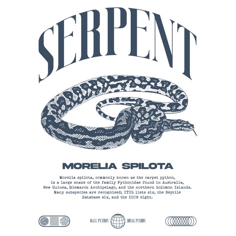 Tapis Python Moderne Reptile Keeper Streetwear