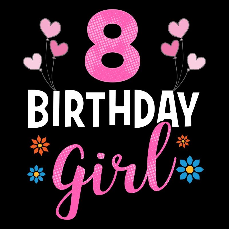 Fille d'anniversaire - 8 ans