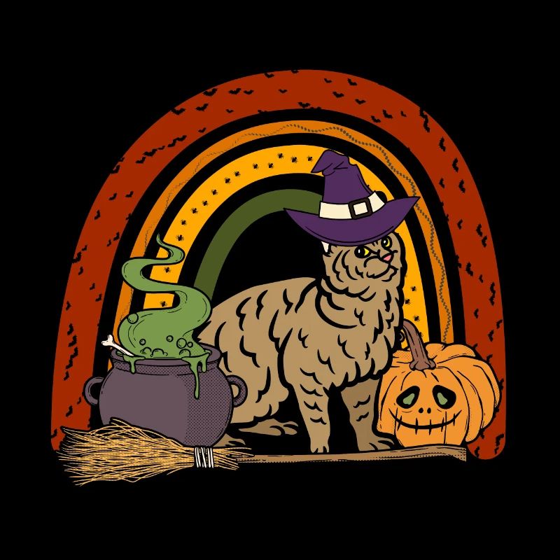 Pixie bob Katze Halloween