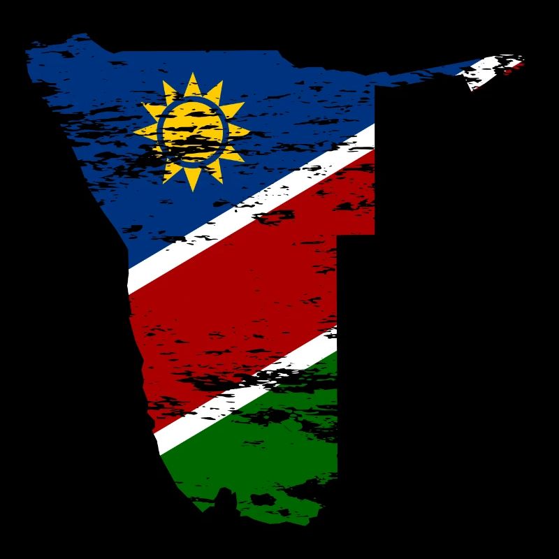 Namibia map used