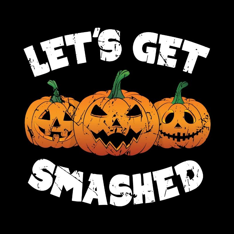 Let's Get Smashed Halloween Pumpkin