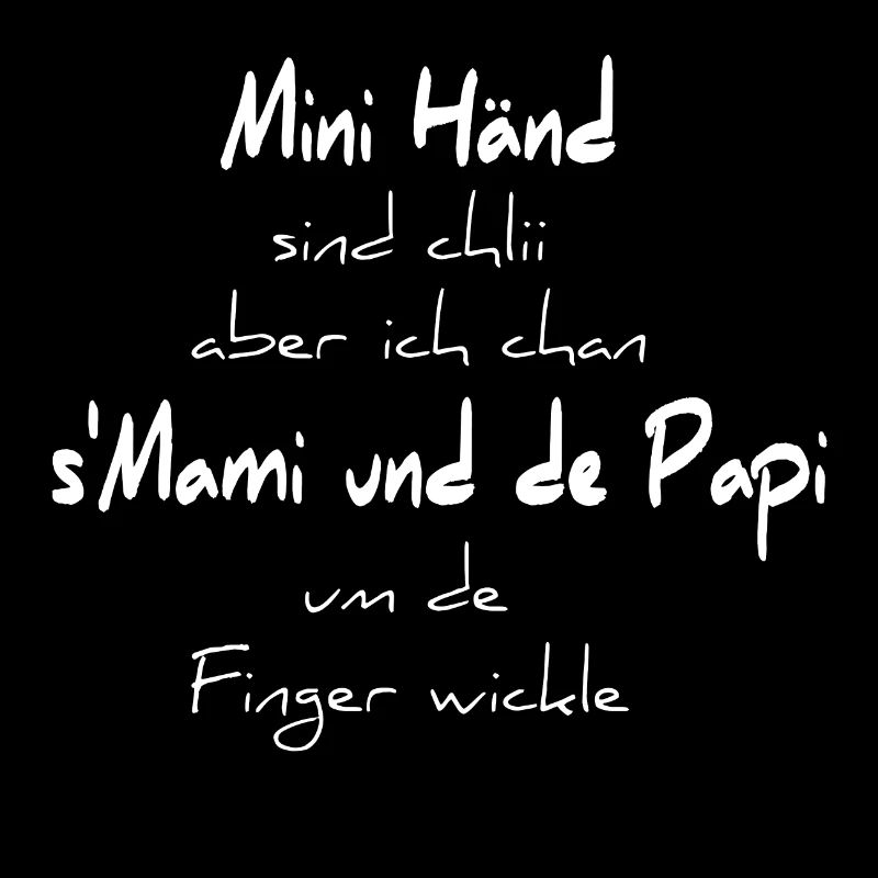 Schweizer Mami und Papi Babyspruch zur Geburt