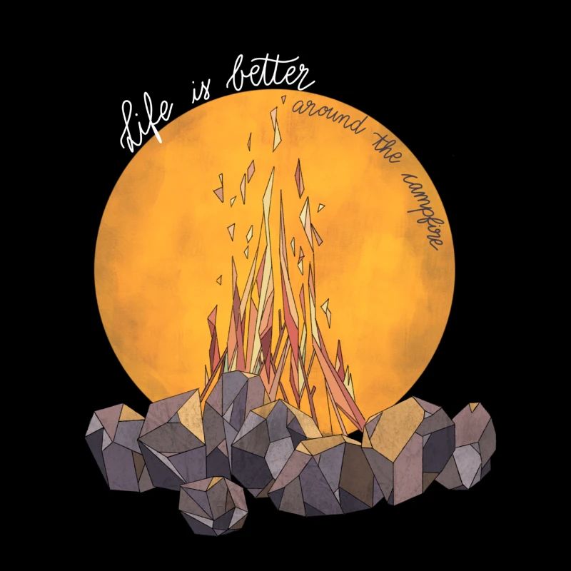 Autour du feu de camp