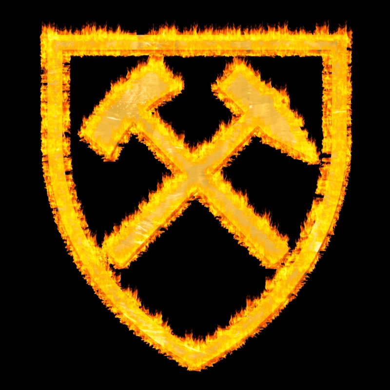 Hammer and Mallet Mining Coal Dortmund