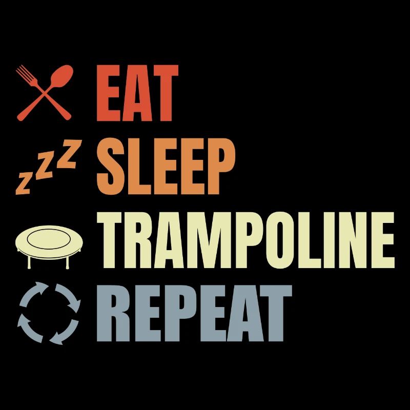 Trampolinspringen Routine