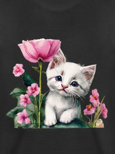 Chaton blanc