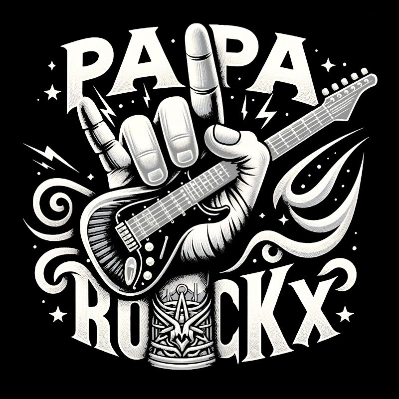 papa rockx Vatertag Vater Dad Geschenk Daddy
