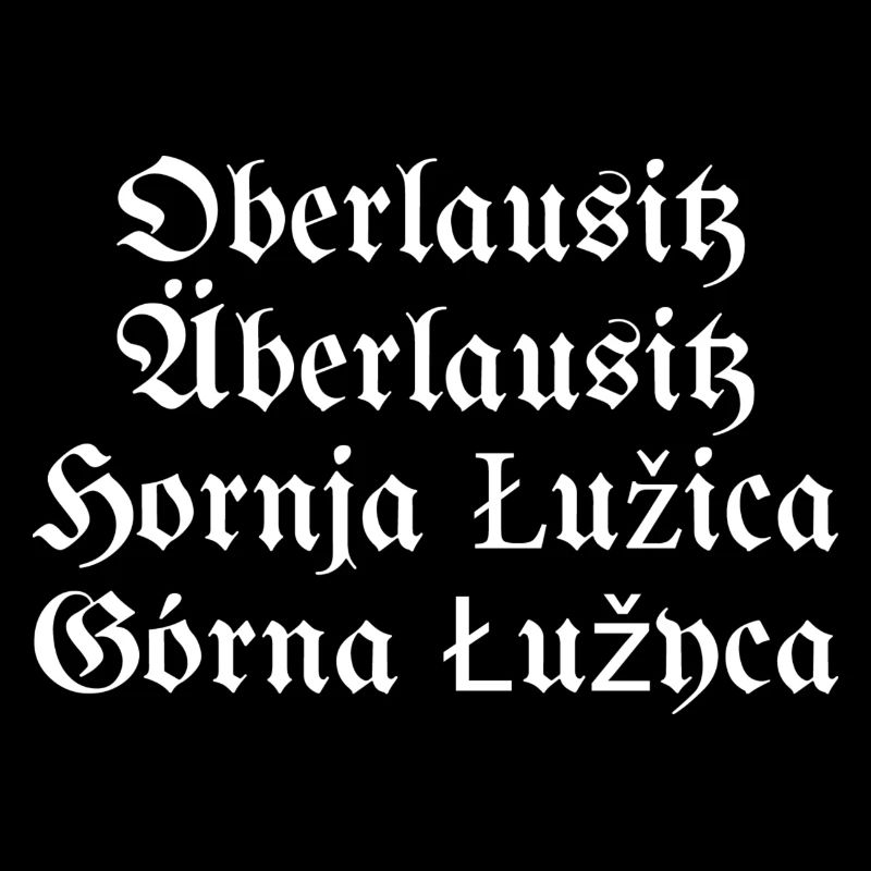 Oberlausitz Äberlausitz sorbisch Sorben