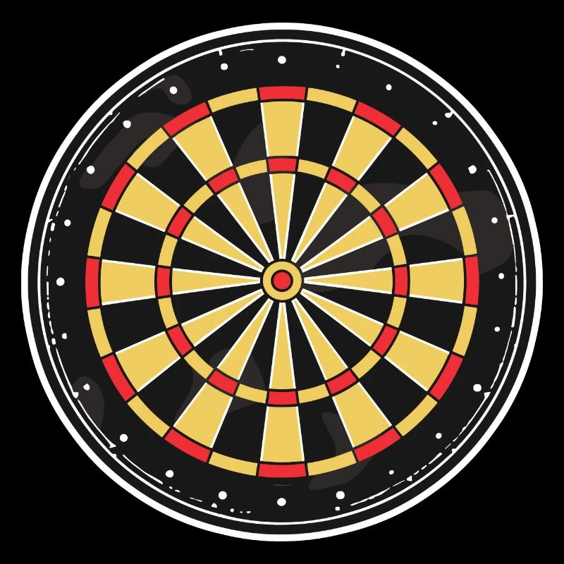 Graphique du jeu de fléchettes