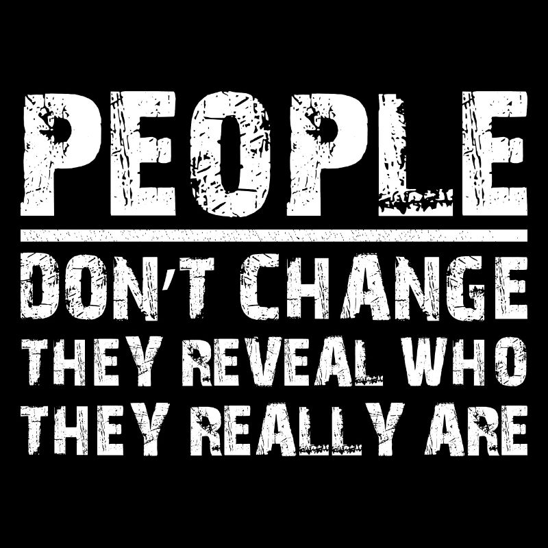 people don't change funny