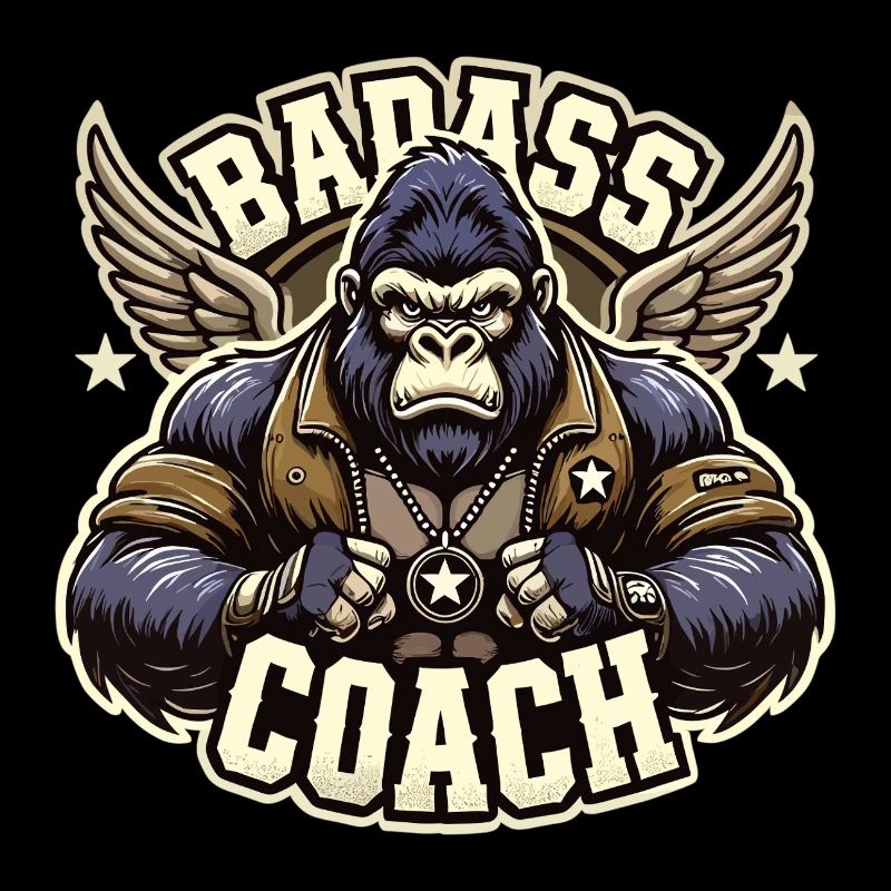 Badass Trainer Coach Gorilla Gift