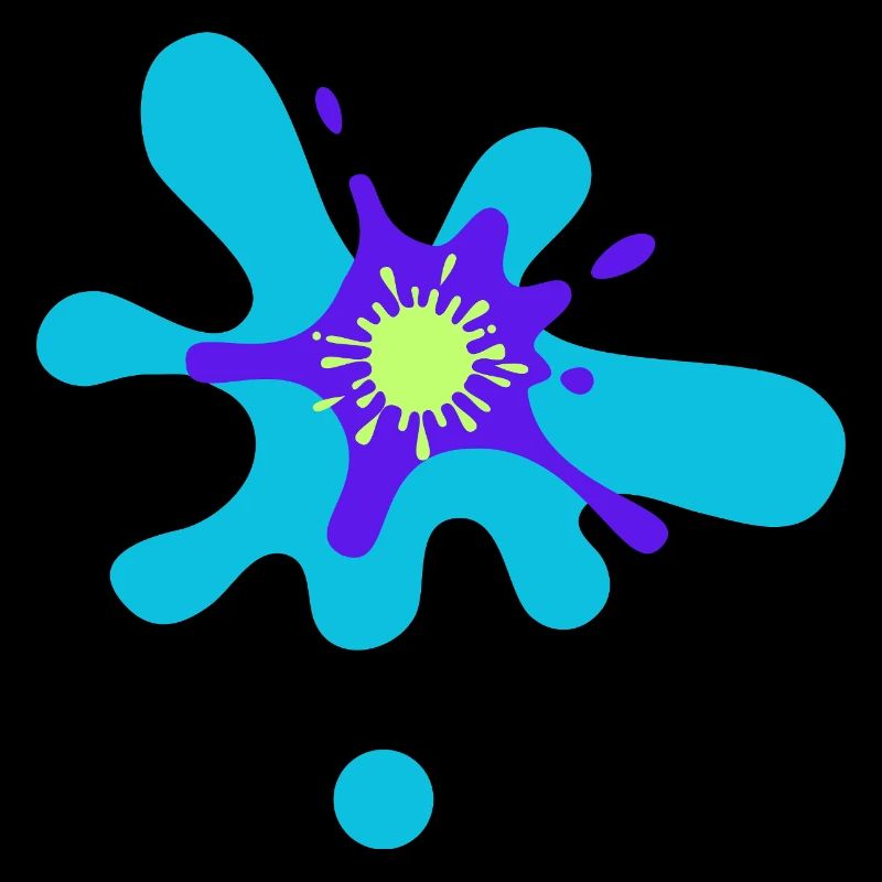 Abstract Color Strike Pattern