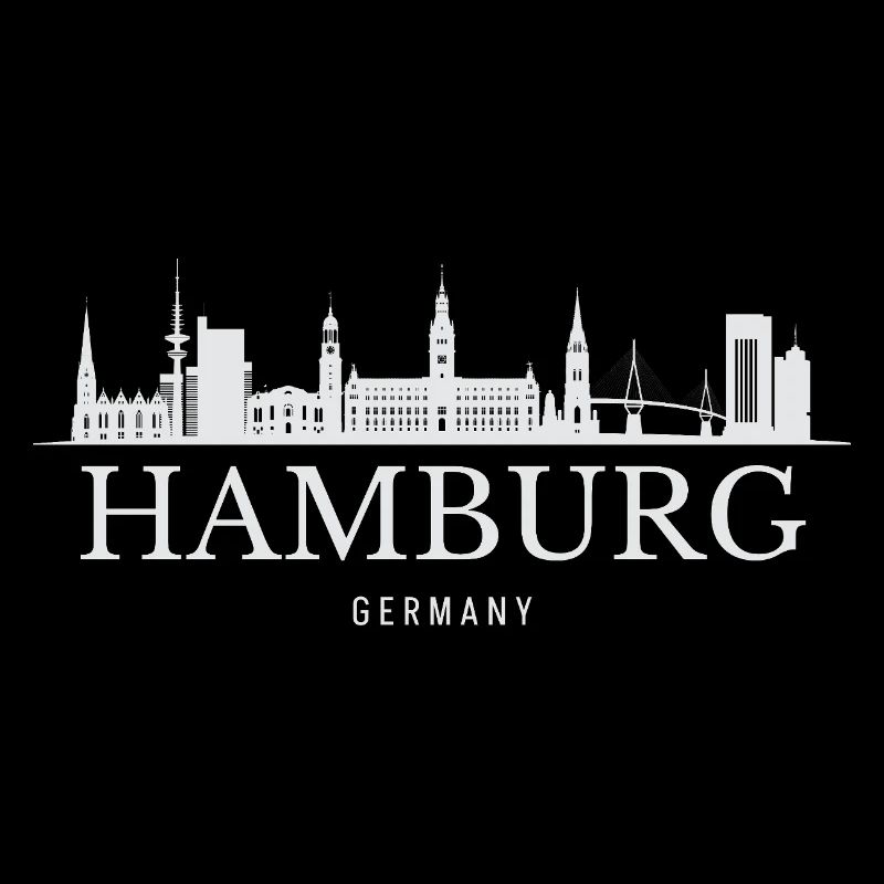 Hambourg Skyline, Hambourg Allemagne