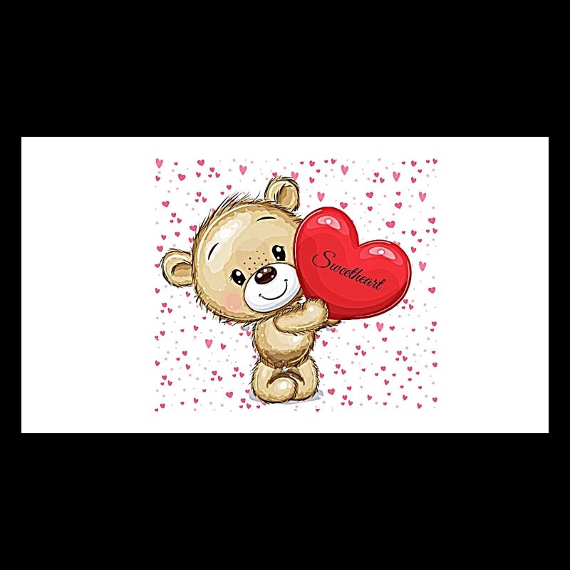 Teddy bear with heart