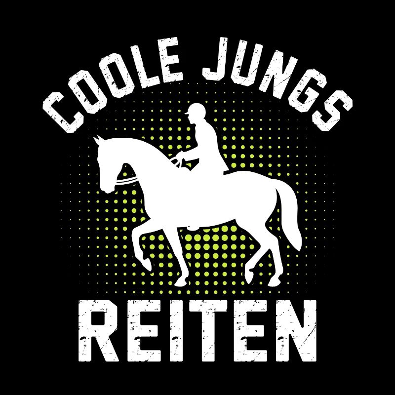 Cavalier Cheval Cool Guys en train de monter