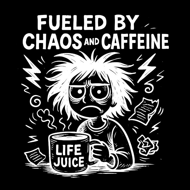 fueled by caffeine fun
