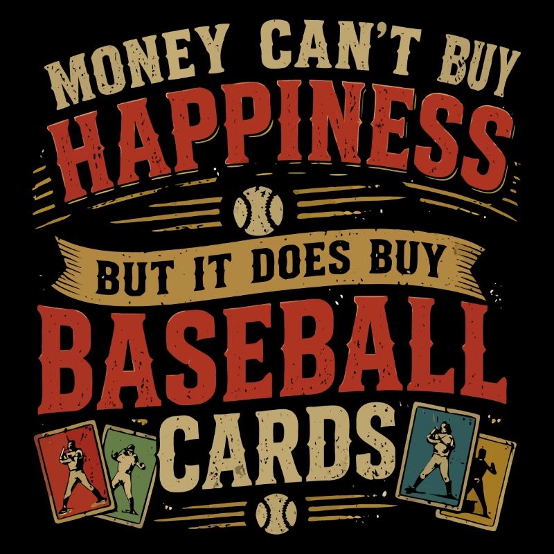 Baseball- und Glückskarten: Design-Leidenschaft