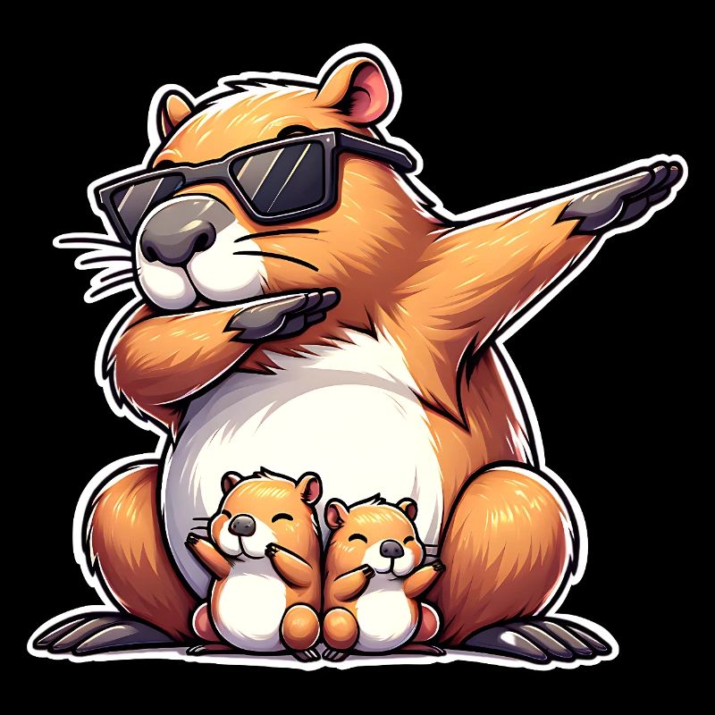 Capybara Papa