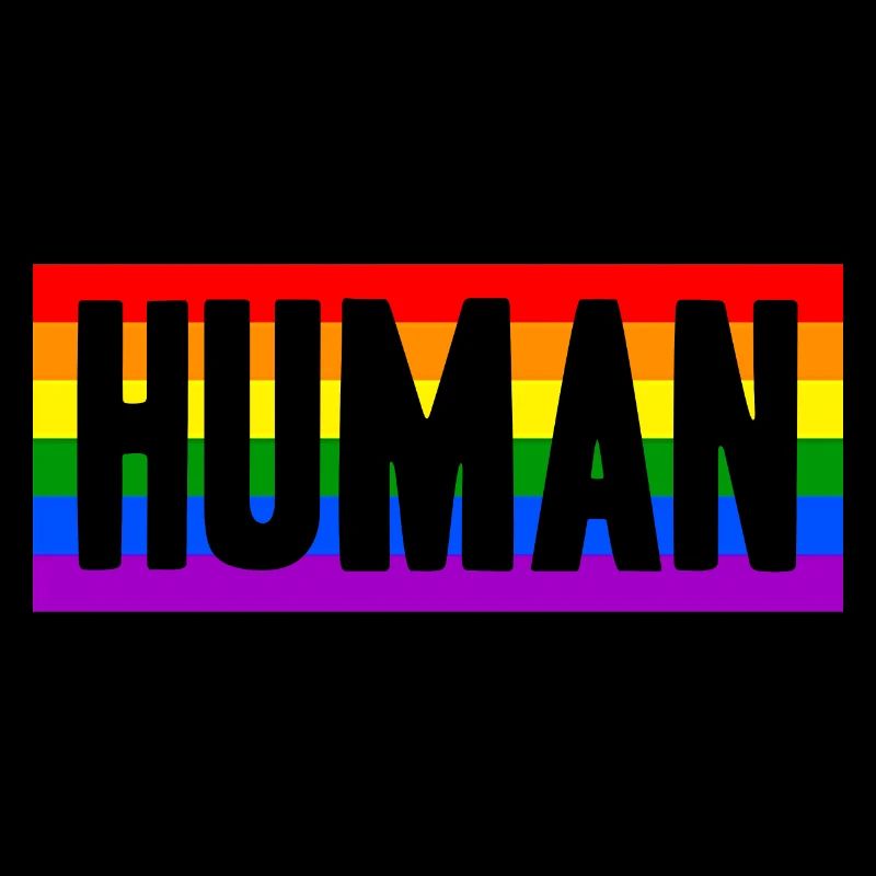 Human Mensch Regenbogen Geschenkidee