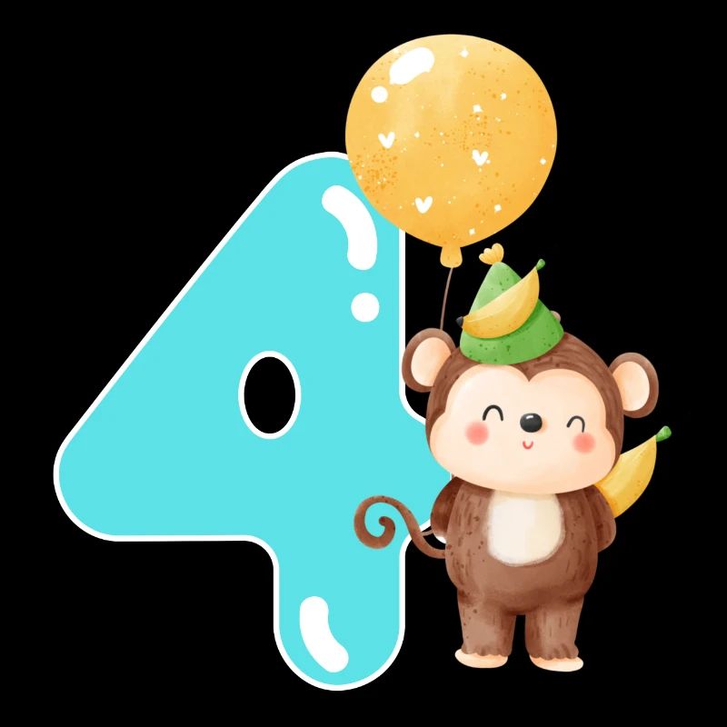 4th birthday. 4 years gift