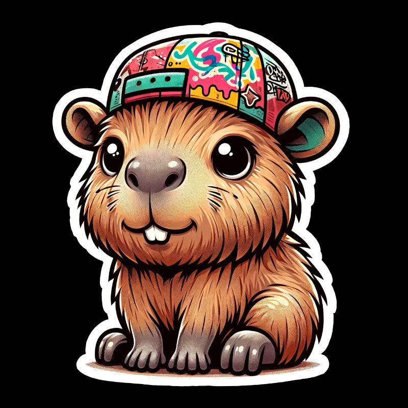 Capybara Mit Cap