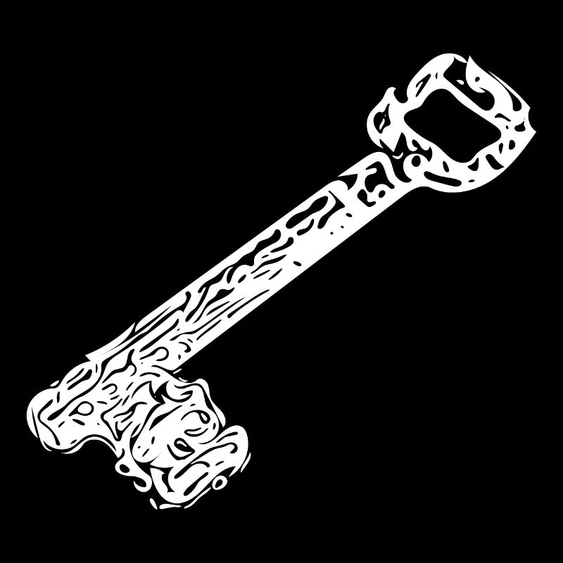 Vintage ancient rusty rustic house keys