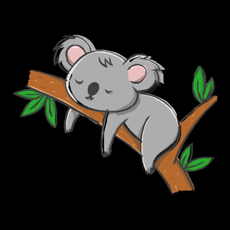 Koala ours Koala endormi. Idéal pour dormir.
