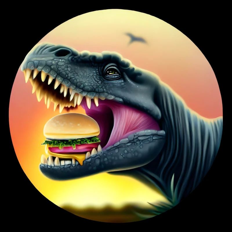 Cheeseburger Dinosauerier