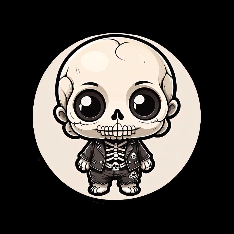 Halloween - Petit squelette mignon