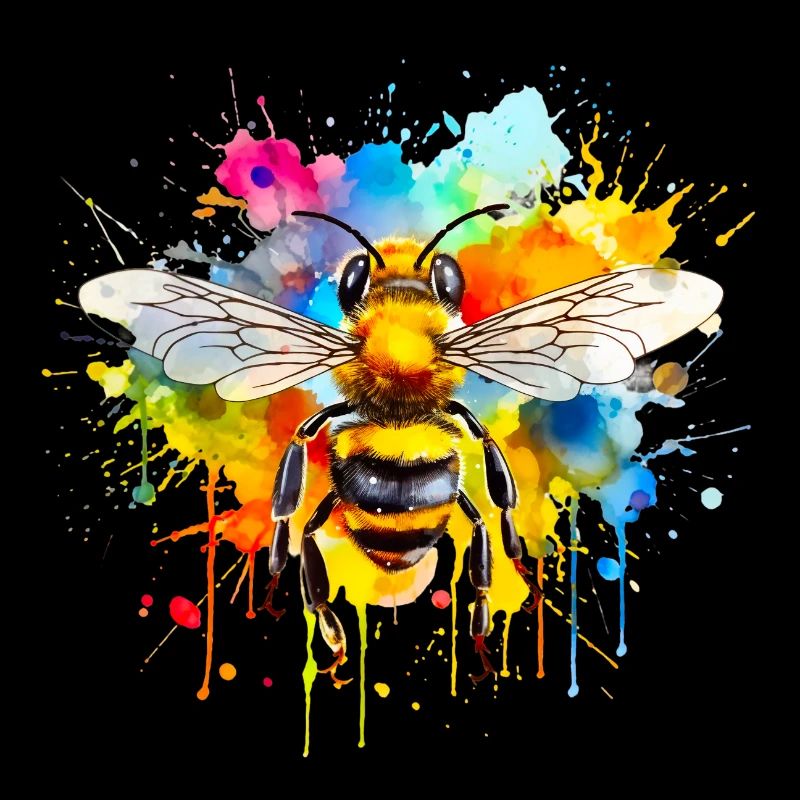 Bee, honey, beekeeper