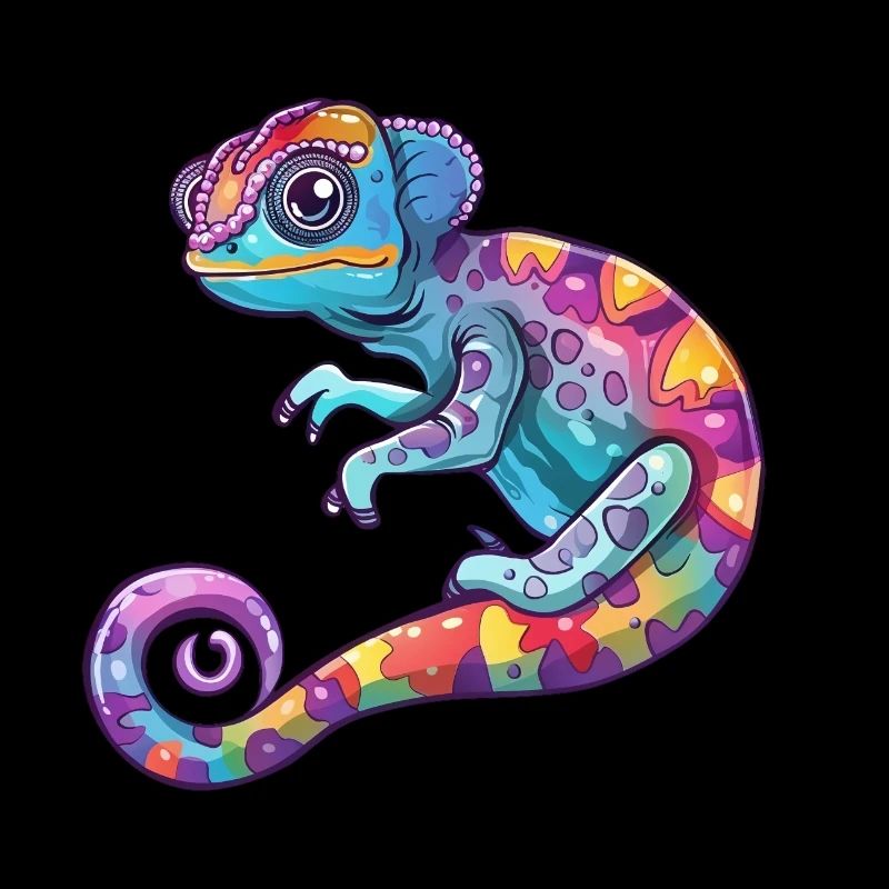 Bunter Chamäleon Entdeckungsreise