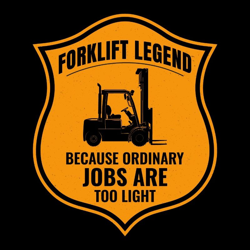 Forklift Operator Heavy Equipment Driver Funny