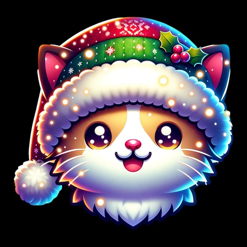 Chat mignon Noël Noël