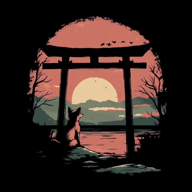 Fox Torii Gate Japan