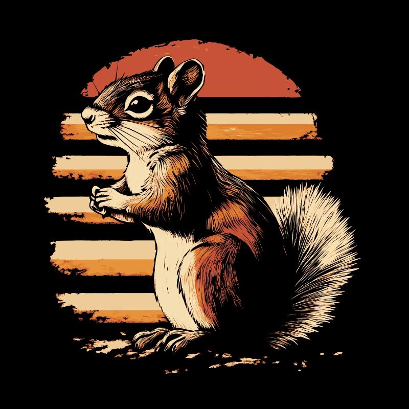 Eichhörnchen vintage
