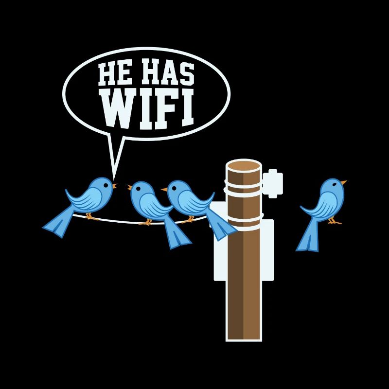 GEEK / NERD: Er hat W- Lan