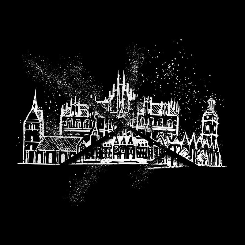 Hanover Germany City Skyline Grunge Splash