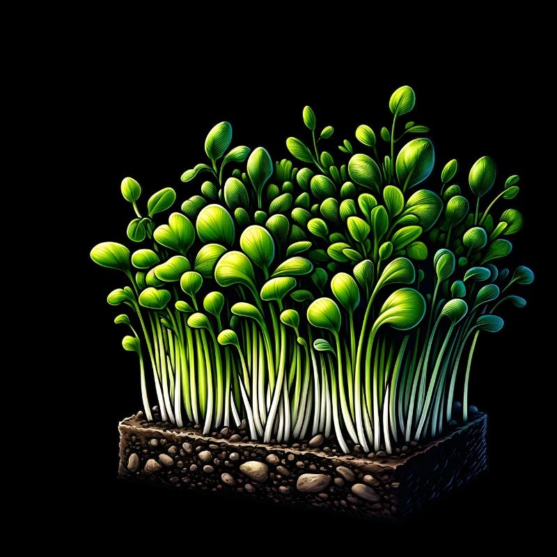 Microgreens Agriculture Vegan Sprouts