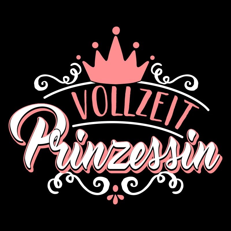 Vollzeit Prinzessin - Krone - Kind-Geschenk-Lustig